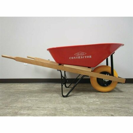 ERIE Wheelbarrow Cont 6cuft Ff Tire E-1038